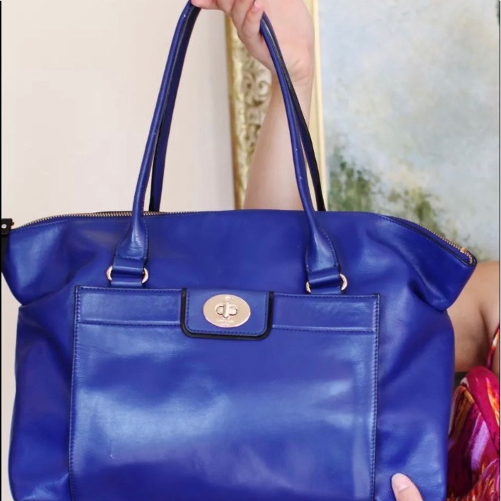 Royal Blue Leather Kate Spade